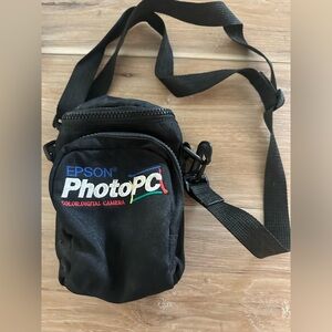Vintage Epson Photo PC Digital Camera Carrying Case 1990s